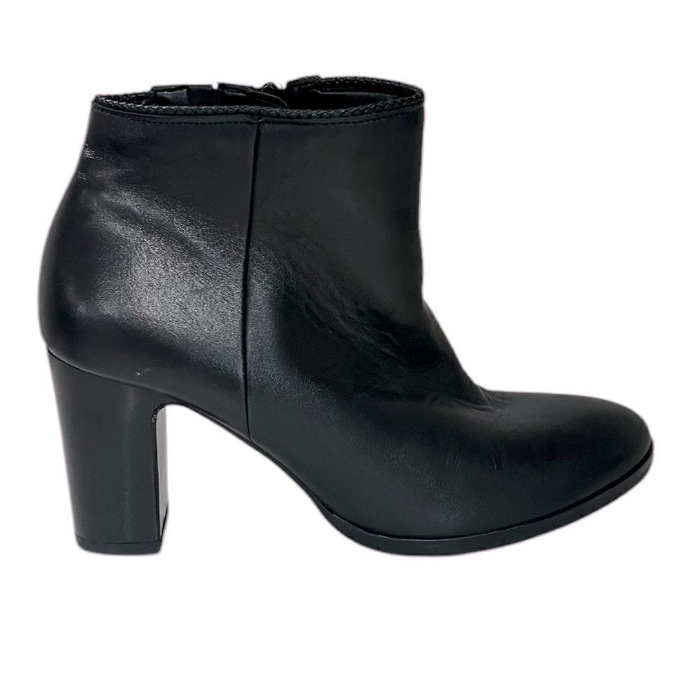 Gabor Women’s Leather Ankle Booties Comfort Fit Black 6.5